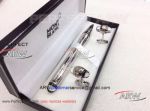 Perfect Replica GIFT SET - Montblanc Starwalker Silver Ballpoint Pen and Cufflinks Set